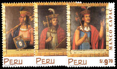 Peru 1998 Inca Chiefs (1st issue) unmounted mint.