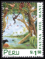 Peru 1998 Manu National Park unmounted mint.