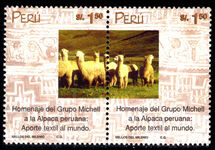Peru 2000 Michell Group (Peruvian Alpaca exporters) unmounted mint.