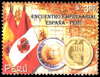 Peru 2002 Peru-Spain Business Conference unmounted mint.