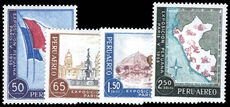 Peru 1958 Treasures of Peru Exhibition lightly mounted mint.