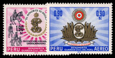 Peru 1966 Civil Guard Centenary lightly mounted mint.