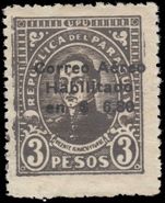 Paraguay 1929 $6.80 on 3 peso hinged