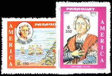 Paraguay 1992 America. 500th Anniversary of Discovery of America by Columbus unmounted mint.
