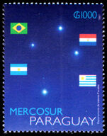 Paraguay 1997 Sixth Anniversary of Mercosur unmounted mint.