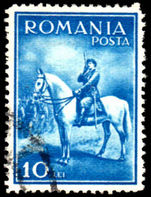 Romania 1932 King Carol on Horseback fine used