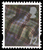 Scotland 2003-17 72p Tartan unmounted mint.