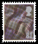 Scotland 2003-17 81p Tartan unmounted mint.