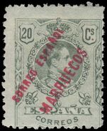 Spain Post Offices In Morocco 1909-10 20c fine mint lightly hinged.