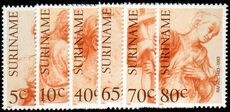 Suriname 1983 Raphael unmounted mint.