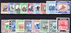 Sudan 1951-61 set unmounted mint.