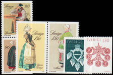 Sweden 1979 Peasant Costumes unmounted mint.