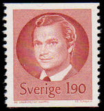 Sweden 1981-84 Carl Gustav 1K90 unmounted mint.