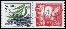 Sweden 1986 International Peace Year unmounted mint.