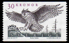 Sweden 1989 Eagle Owl unmounted mint.