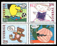 Sweden 1995 Greetings Stamps unmounted mint.