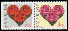 Sweden 1997 Greetings Roses unmounted mint.