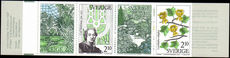 Sweden 1987 Swedish Botanical Gardens Booklet unmounted mint.