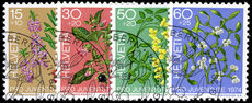 Switzerland 1974 Pro-Juventute Forest Fruits set fine used.