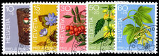 Switzerland 1975 Pro-Juventute Plants set fine used.