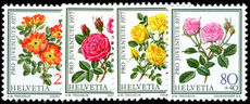 Switzerland 1977 Pro-Juventute Flowers set unmounted mint.