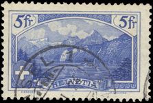 Switzerland 1914 5Fr Burkhard The Rutli Mountain fine used