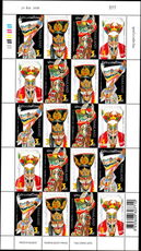 Thailand 2007 Phi-Takhon Masks sheetlet unmounted mint.