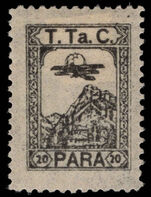 Turkey 1931 20pa black Aviation Fund lightly mounted mint.