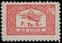 Turkey 1933 Aviation Fund small format 1k red unmounted mint.