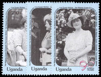 Uganda 1990 90th Birthday of Queen Elizabeth the Queen Mother unmounted mint.