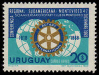Uruguay 1969 Rotary unmounted mint.