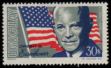 Uruguay 1970 Eisenhower unmounted mint.