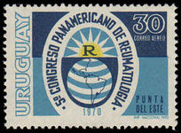 Uruguay 1970 Rheumatology unmounted mint.
