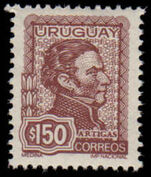 Uruguay 1973 150 Peso Artigas Definative unmounted mint.