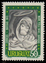 Uruguay 1973 Christmas unmounted mint.