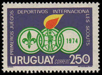 Uruguay 1974 Scout Games unmounted mint.
