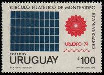 Uruguay 1974 Philatelic Journal unmounted mint.