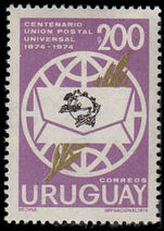 Uruguay 1974 UPU 200P unmounted mint.