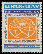 Uruguay 1975 Michelangelo Art unmounted mint.