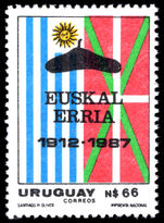 Uruguay 1988 75th Anniversary (1987) of Basque Immigration unmounted mint.