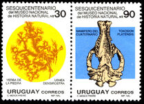 Uruguay 1988 150th Anniversary of National Natural History Museum unmounted mint.