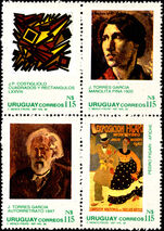Uruguay 1988 Uruguayan Painters unmounted mint.