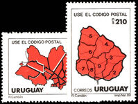 Uruguay 1989 Use the Post Code unmounted mint.