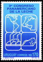 Uruguay 1989 Third Pan-American Milk Congress unmounted mint.
