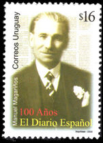 Uruguay 2006 Centenary of Espanol Newspaper unmounted mint.