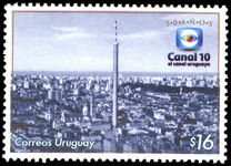 Uruguay 2006 50th Anniversary of Channel 10 Television Station unmounted mint.