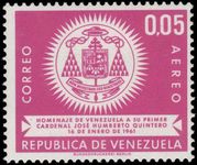 Venezuela 1962 Cardinal Quintero unmounted mint.