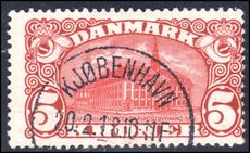 Denmark 1912 5K Post Office fine used.