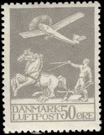 Denmark 1929 50ø fine mint lightly hinged.
