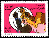 Algeria 1988 Anti-Apartheid unmounted mint.